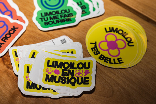 Ensemble des 4 autocollants - Collection Limoilou