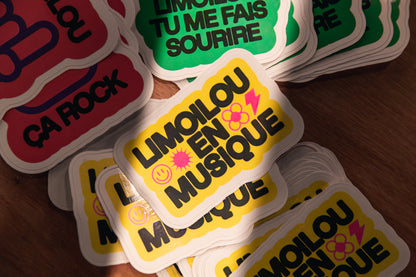 Ensemble des 4 autocollants - Collection Limoilou