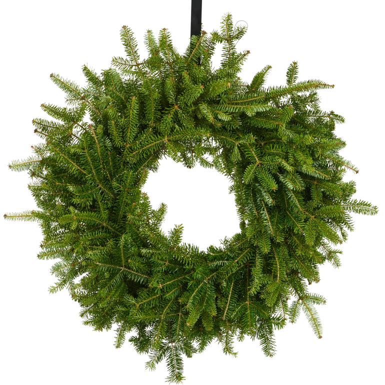 Couronne de sapin naturelle (20 pouces)